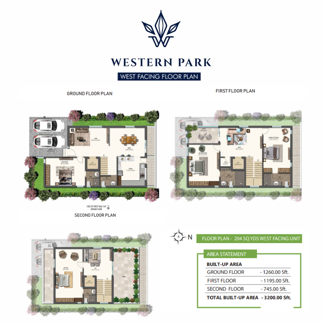 west facing plan